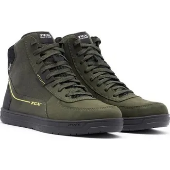 Moto obuv TCX Mood 2 Gore-Tex Boots Green/Black/Yellow 45
