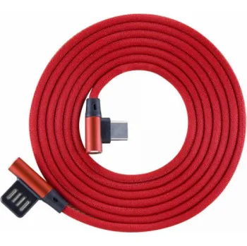 Datový kabel Sbox USB->Type-C 90 m/m 1.5m Type-C-90R strawberry red