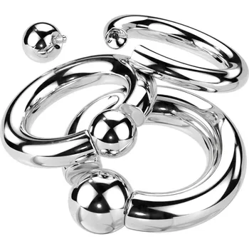 Piercing Piercing segment kruh s kuličkou TITAN (3 x 12 x 5 mm)