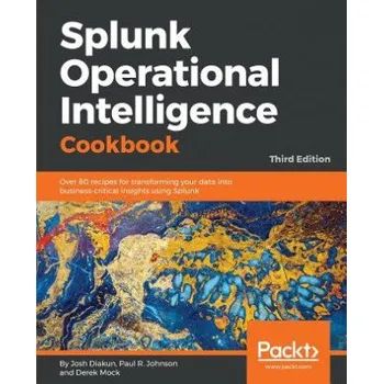 Cizojazyčná kniha Splunk Operational Intelligence Cookbook: Over 80 recipes for transforming your data into business-critical insights using Splunk, 3rd Edition – Josh Diakun,Paul R Johnson,Derek Mock (EN)