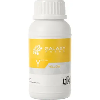 Inkoust GALAXY pro DTF - objem 200 ml - žlutá