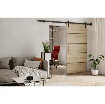 Interiérové dveře KIER Posuvné dveře LORNI PLUS | 80 cm Barva: dub sonoma