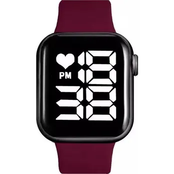 Hodinky Digitální sportovní hodinky - červená bílá