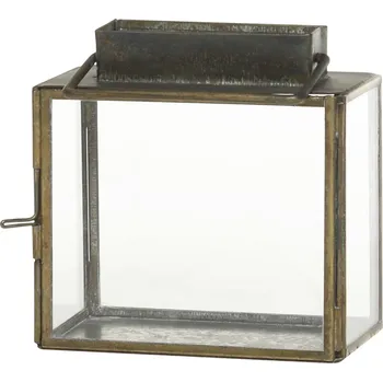 Lucerna Chic Antique Kovová lucerna Antique Brass 11 cm