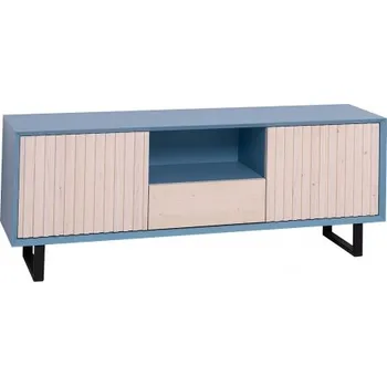 Televizní stolek Kombinovaný televizní stolek Layne 752 - modrá/béžová