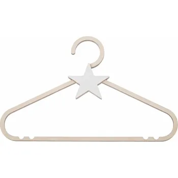 Věšák Dětský dřevěný věšák - Hvězdička bílá / malý
