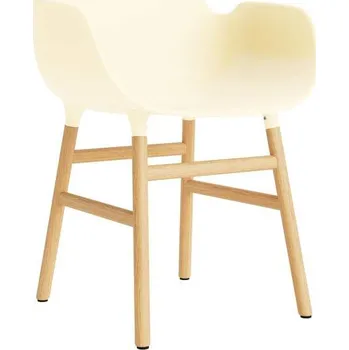 Jídelní židle Normann Copenhagen Židle Form s područkami, cream/oak