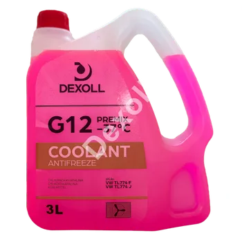 Nemrznoucí směs do chladiče Dexoll Antifreeze G12 PREMIX -37°C 3L