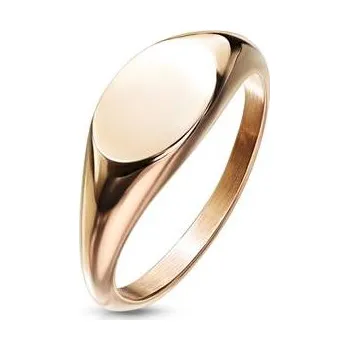 Prsten OPR1861-49 Zlacený ocelový prsten s možností rytiny