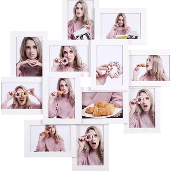 Rám na obraz SONGMICS Fotorámeček - bílá - 66,3x66,3 cm