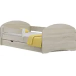 Postel Nela N20S 160/80 cm + matrace + šuplík - jesion