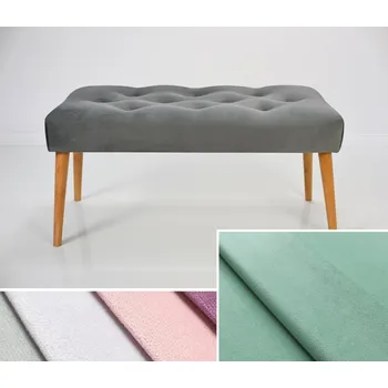 Čalouněná lavice DARINA 90x30x42 cm, barva mátová