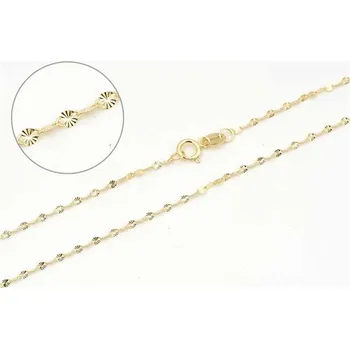 Řetízek Zlatý řetízek valentina 45 cm ZLR1305F + DÁREK ZDARMA