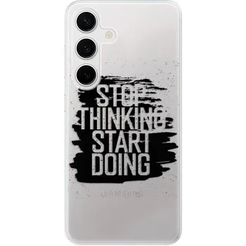Odolné silikonové pouzdro iSaprio - Start Doing - black - Samsung Galaxy S24