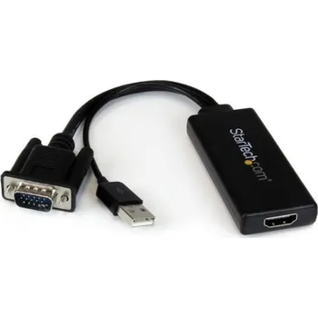 Datové redukce StarTech.com VGA2HDU, Redukce VGA, USB na HDMI