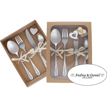 Příbor Doria Svatební příbor s gravírováním pro 2 osoby (PR4/2)