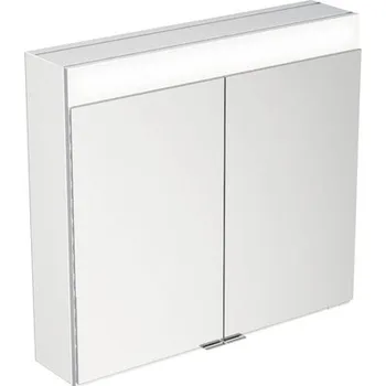 Koupelnový nábytek Zrcadlová skříňka s osvětlením KEUCO Edition 400 71 x 16,7 x 65 cm stříbrná