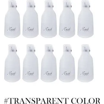 Klipy na odstraňování gelového laku na nehty - transparentní - 10ks