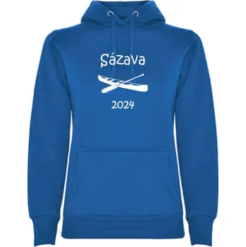 Dámská mikina ROLY Dámská mikina na vodu Sázava 2025 Barva textilu: Královská modrá, Velikost oblečení: XL