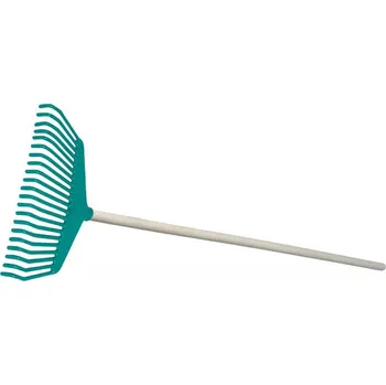Hrábě Hrábě švédské plastové s 21 lamelami a dřevěnou násadou 150 cm
