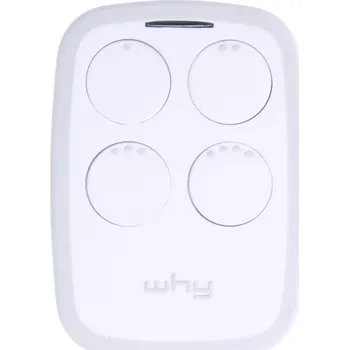 Dálkový ovladač vrat SiceTech Klonovací dálkový ovladač Sice WHY EVO.W63, 4-kanálový, bílá-šedá