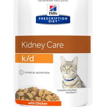 Krmivo pro kočku Hills Prescription Diet Kapsička HILLS Feline K/D Chicken 12x85g (multipack)