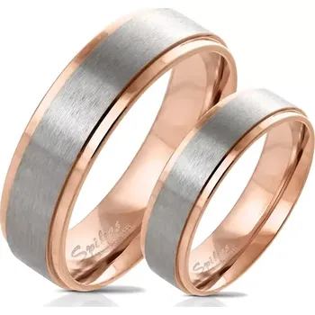 Prsten Snubní prsteny z chirurgické ocel R-M6055R