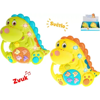 Dinosaurus 16cm na baterie se světlem a zvukem 12m+ 2barvy