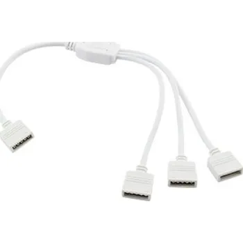LED páska Rozbočovací kabel Y pro RGBW s konektory, 1+3x zásuvka