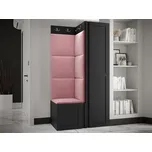 Předsíňová sestava Terospito XXV, Barva: černá, Barva látek:: Manila 09 MIRJAN 5903211220418