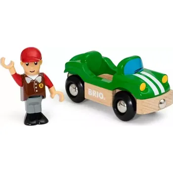 Vláček a vláčkodráha Brio 33937 Hrací set sportovní auto