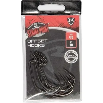 Rybářský háček FOX RAGE - Offsetové háčky Strike Point vel. 6/0