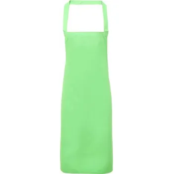 Pracovní zástěra Premier Workwear Zástěra s laclem z biobavlny (bez kapsy) PR102 Apple -ca. Pantone 360 60 x 87 cm