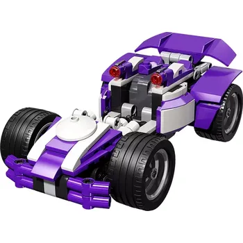 ostatní stavebnice LiNooS stavebnice 229ks auto sportovní na zpětný chod v krabičce