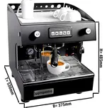 G.Gastro Portafilter kávovar - 1 páka