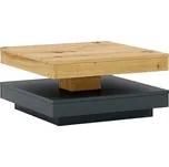 Nábytek PEGAS s.r.o. Konferenční otočný stůl COTTO, Dub Artisan/Antracit