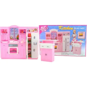 Doplněk pro panenku Glorie Kuchyňský set se světlem