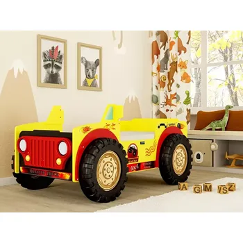 Dětská postel Dětská postel Monster truck 190x90cm (rošt + matrace Zdarma)
