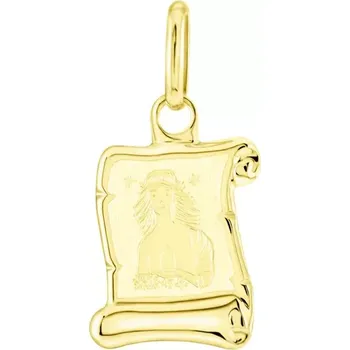 Přívěsek GEMMAX Zlatý přívěsek na pergamenu s gravírováním - znamení PANNA 585/0,37gr GUPYN- 43071 MALY (GEMMAX Zlatý přívěsek na pergamenu s gravírováním - znamení PANNA 585/0,37gr GUPYN- 43071 MALY)