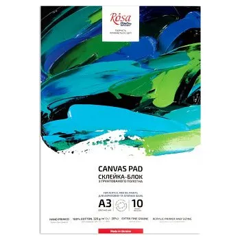 Malířské plátno v bloku Rosa A3 ručně šepsované (Malířské plátno v bloku Rosa A3 ručně šepsované)