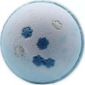 Mýdlo Šumivá bomba do koupele sněhová vločka Borůvka 180 g