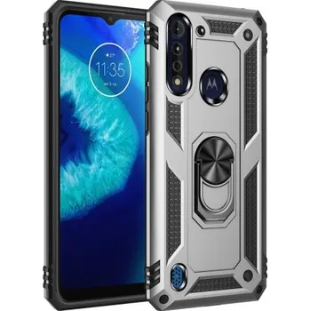 VSECHNONAMOBIL 24096 RING Ochranný obal Motorola Moto G8 Power Lite stříbrný