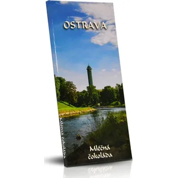 Čokoláda Selllot, s.r.o., K Hájům 34, 155 00 Praha 5 - Vyrobeno v ČR Čokoláda mléčná Ostrava 100g