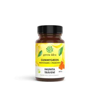 Přírodní produkt Green idea Gummygreen Multivitamín + probiotika 60 ks