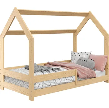 Šatní skříň ImportWorld Dětská postel Domek 80x160 cm D5 + rošt a matrace ZDARMA - dub sonoma