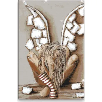 Diamantové malování Diamantové malování - Bolest - 40x60 cm, bez dřevěného rámu - CZ výroba