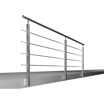 Zábradlí Hahn Steel Nerezové zábradlí - set (délka:3000 x výška:900mm)