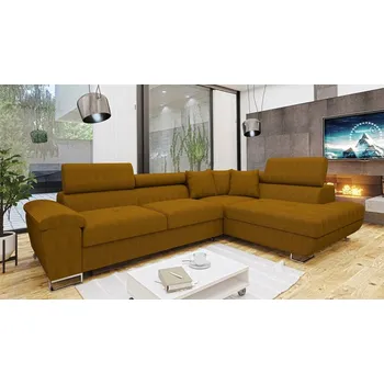 Sedací souprava Rohová sedací souprava Alvin Sztruks, Potah: Poso 01, Strana: pravá MIRJAN 5903211245848