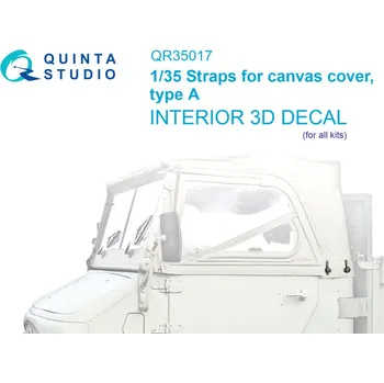 Plastikový model 1/35 Straps for cancas cover, type A