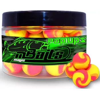 Boilies Pop Up boilies žluto-růžové 15mm (Dvoubarevné Pop Up boilies)